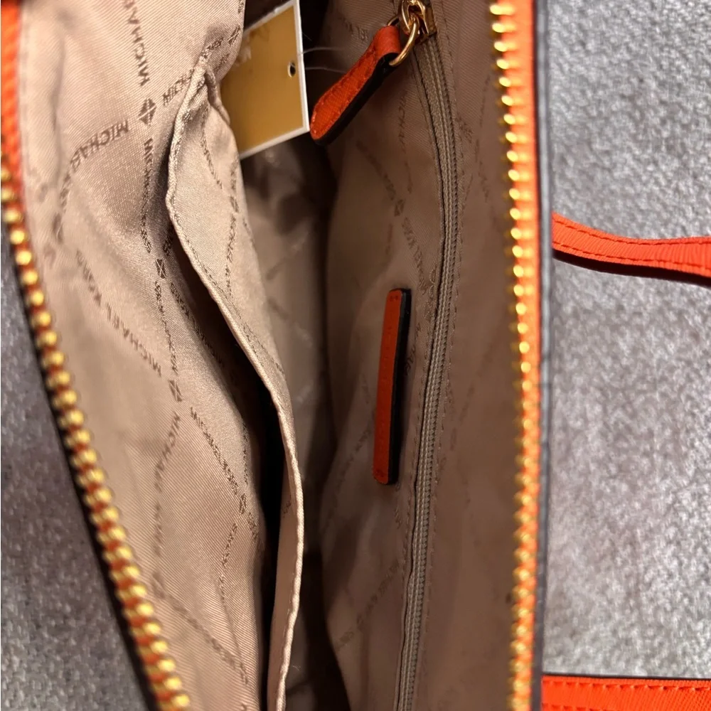 Michael Kors Vibrant Orange Crossbody Bag
